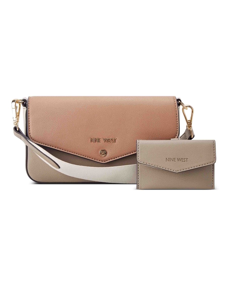 Nine West Peaches Crossbody Flap With Card Case