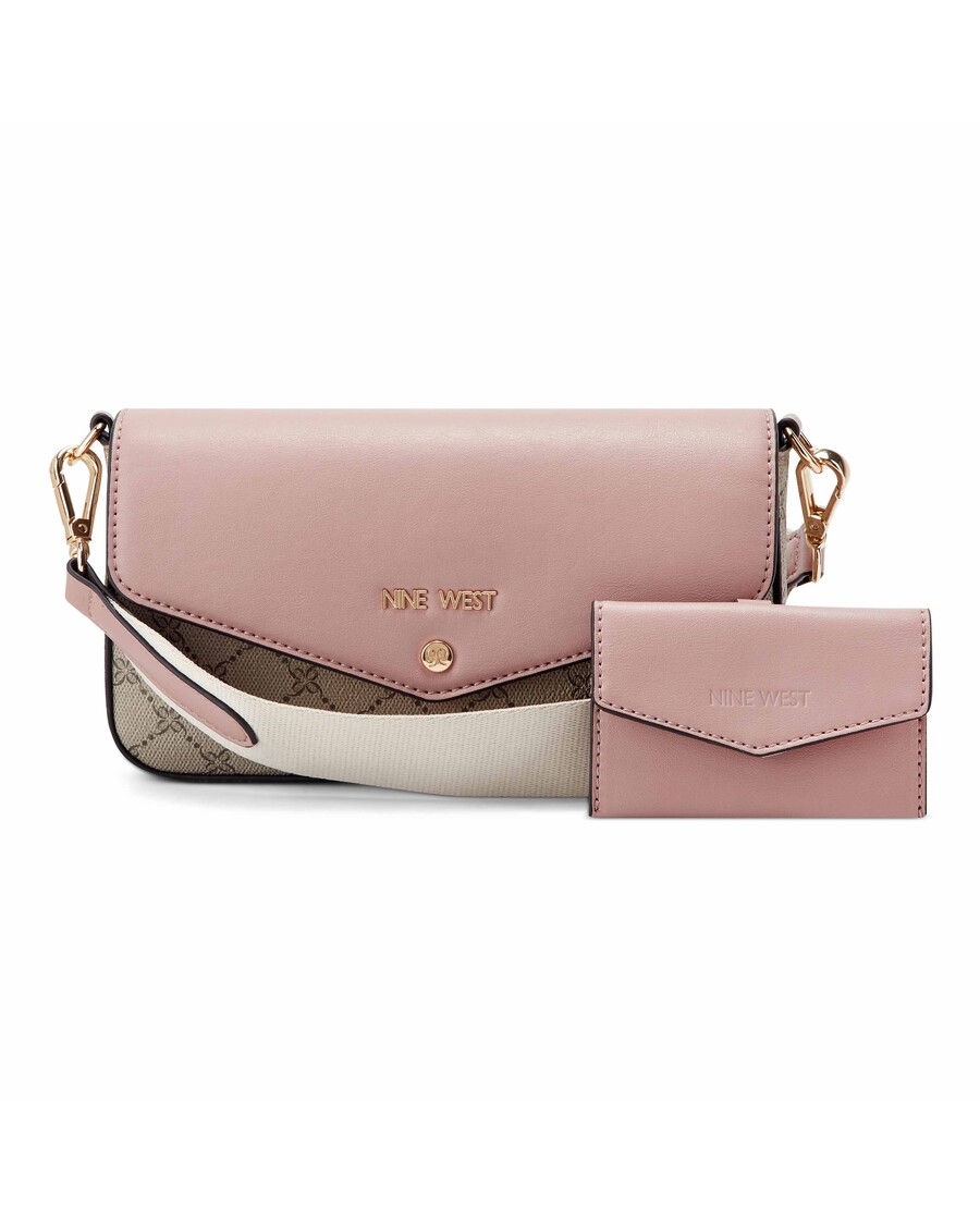 Nine West Peaches Crossbody Flap With Card Case