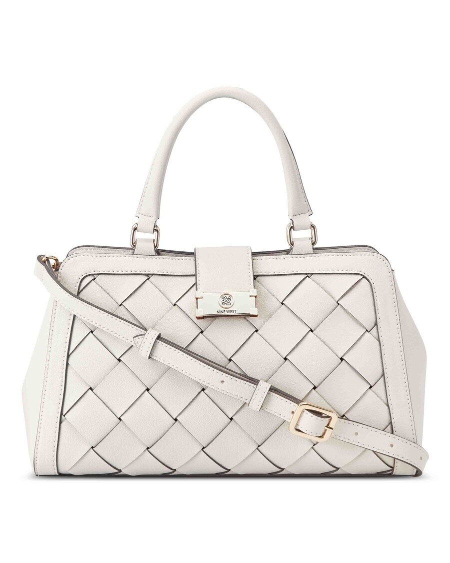 Nine West Mylah Woven Satchel