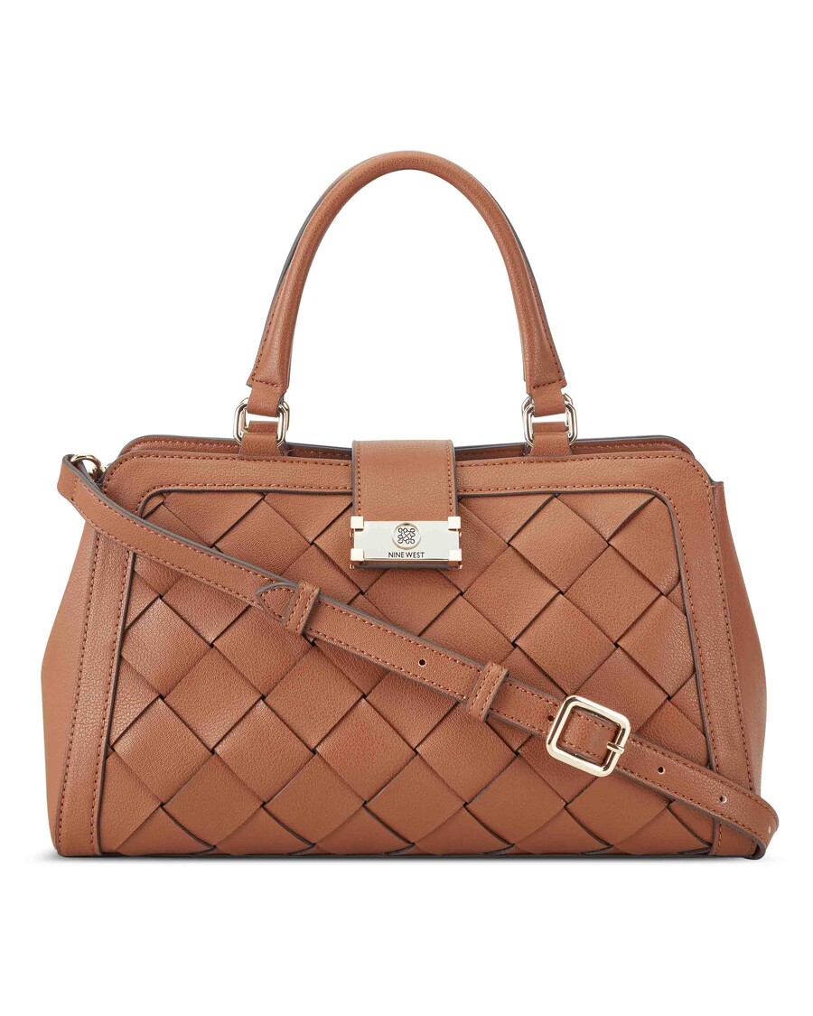 Nine West Mylah Woven Satchel