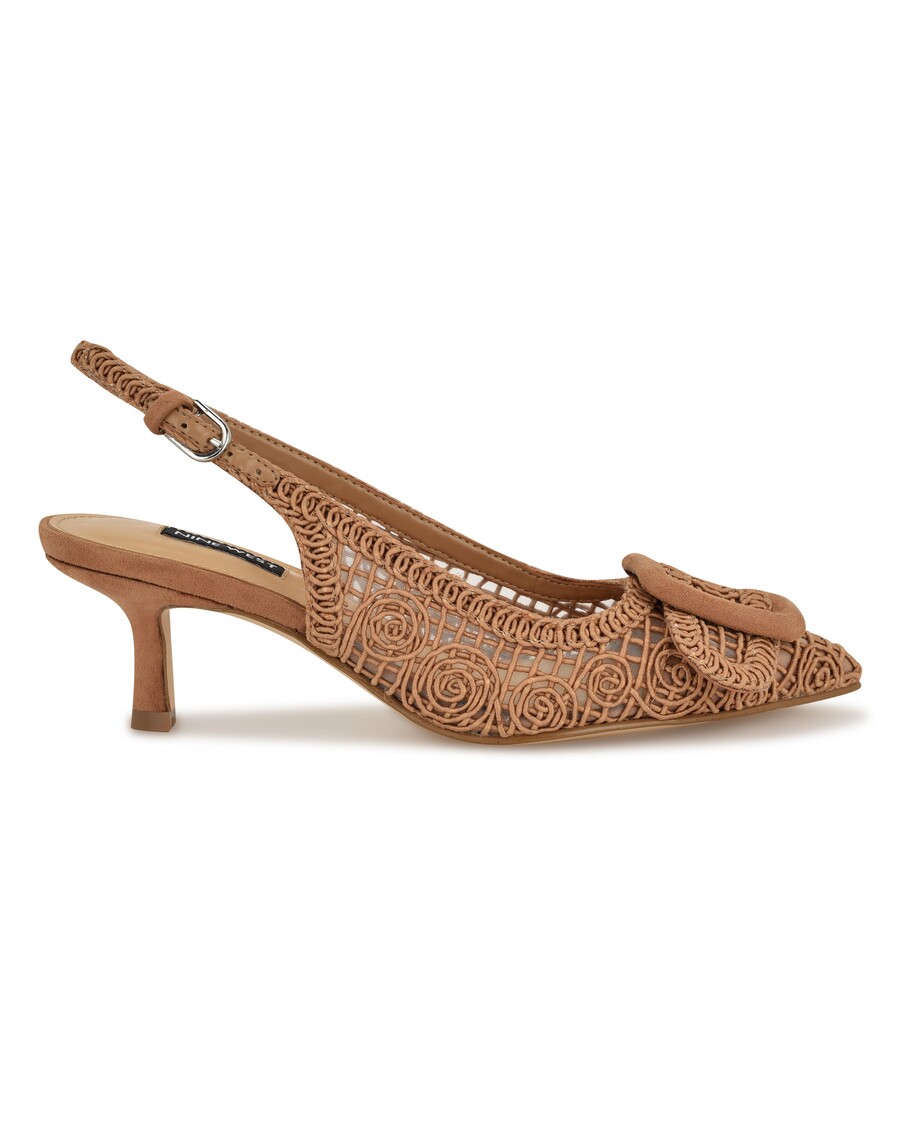 Nine West Nolla Woven Slingback Pumps