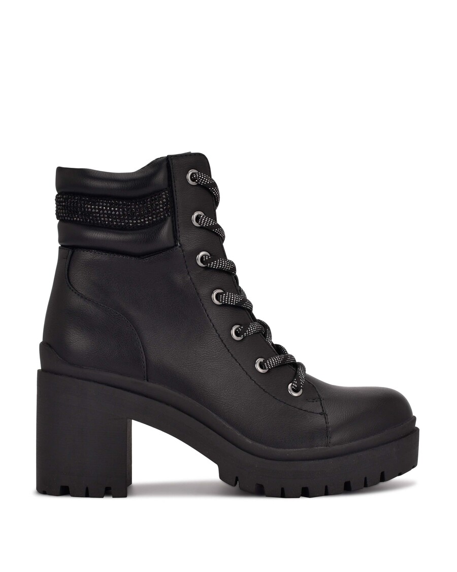 Nine West Quona Combat Booties