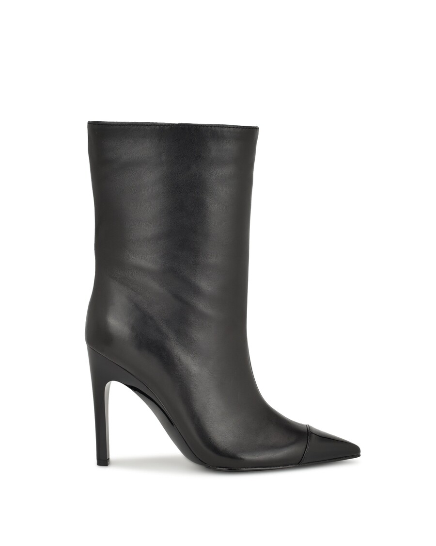 Nine West Winner Cap Toe Heeled Dress Booties