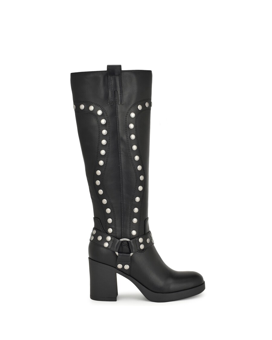 Nine West Cert Heeled Moto Boots