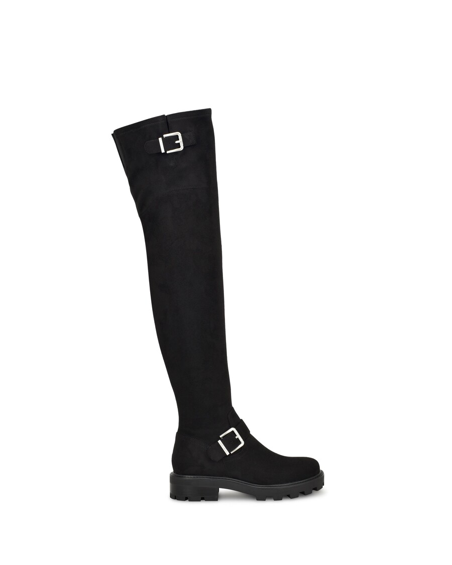 Nine West Nans Lug Sole Over The Knee Boots