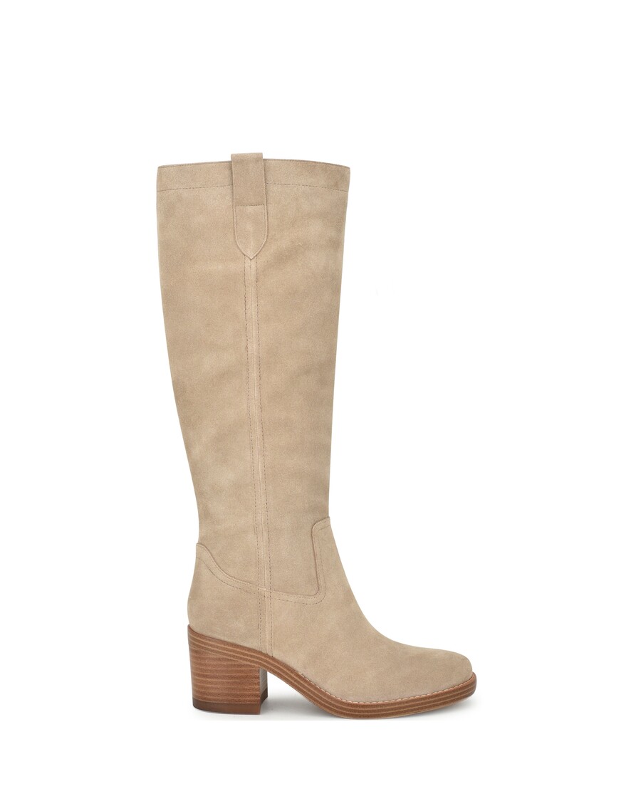 Nine West Hecee Block Heel Tailored Boots