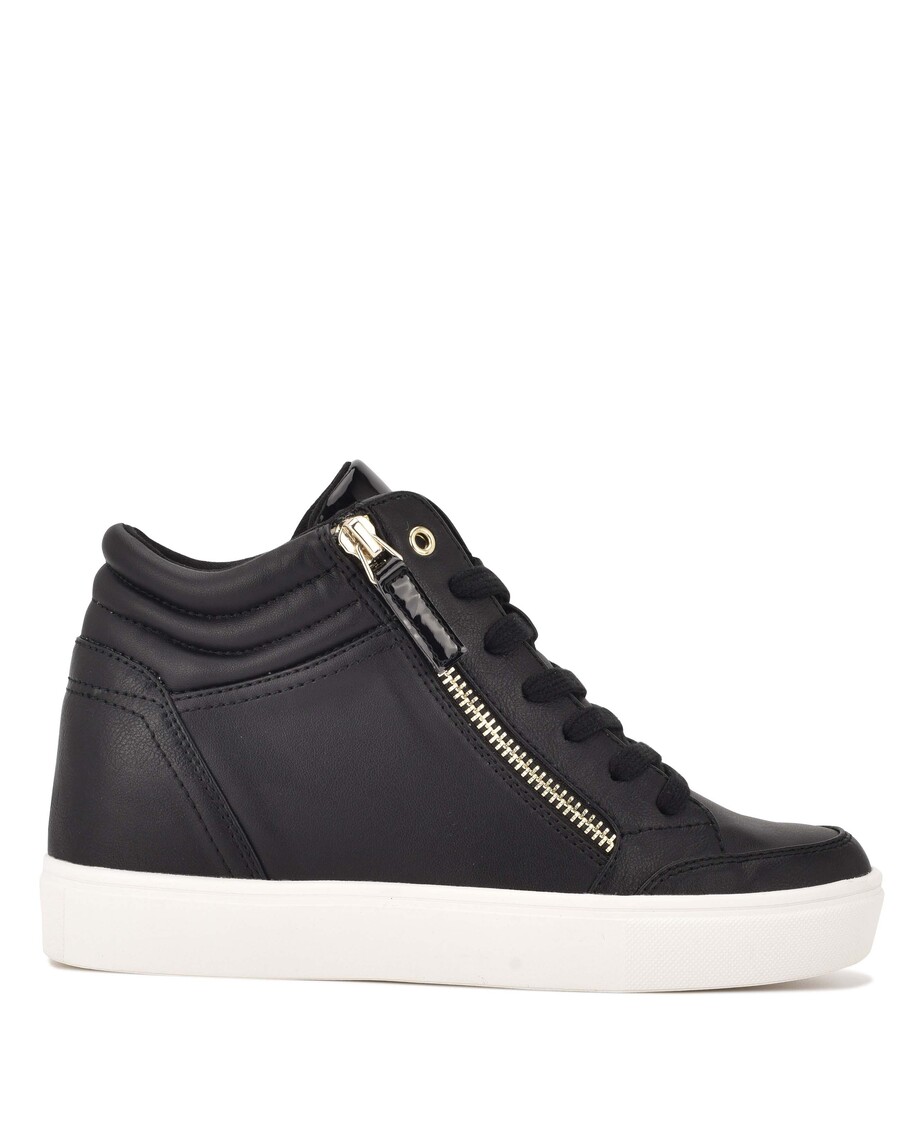 Nine West Tons High Top Hidden Wedge Sneakers