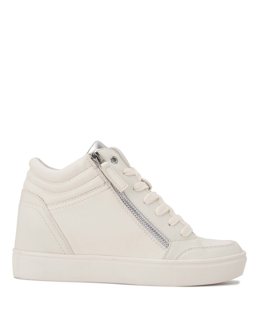 Nine West Tons High Top Hidden Wedge Sneakers