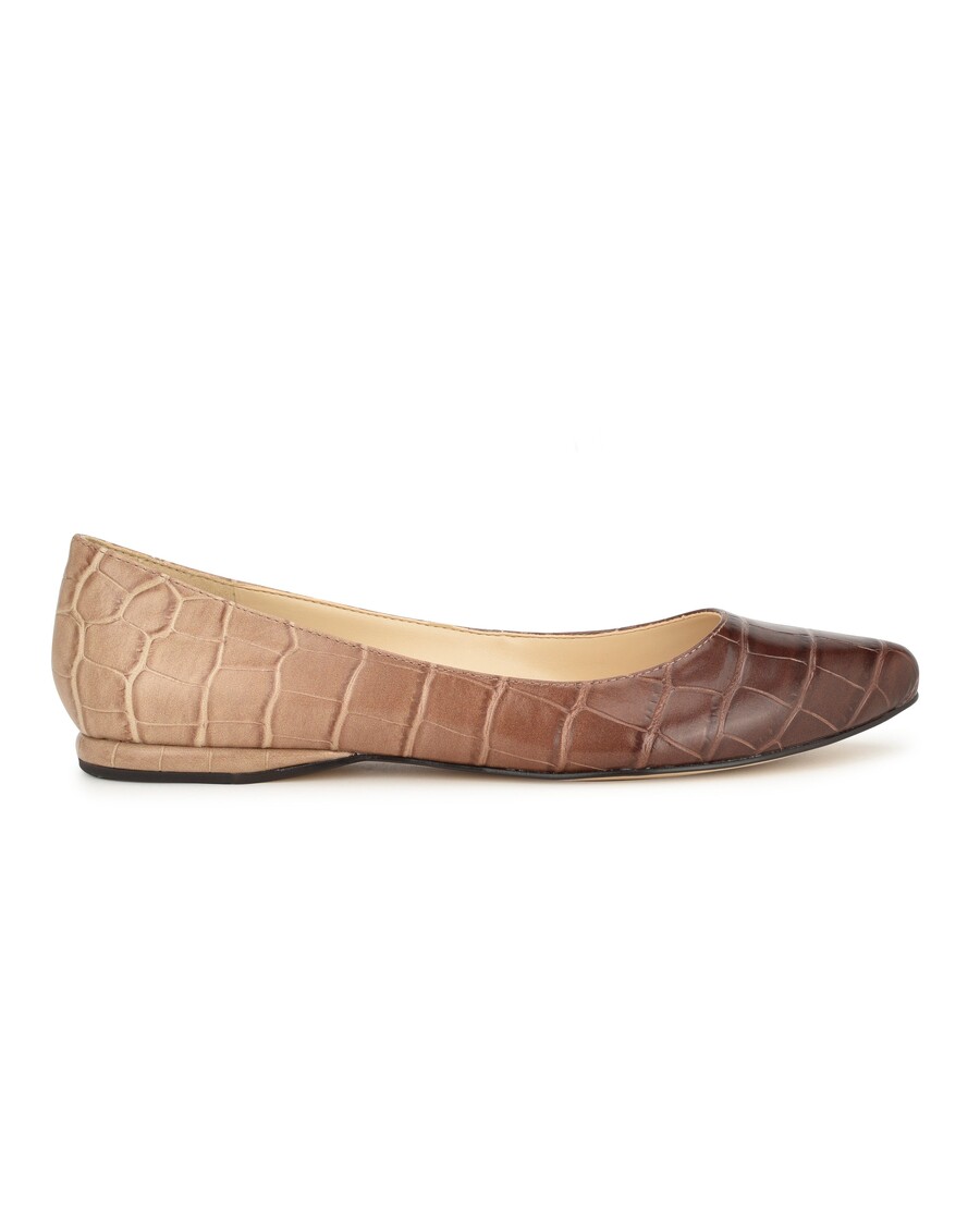 Nine West Speakup Almond Toe Flats