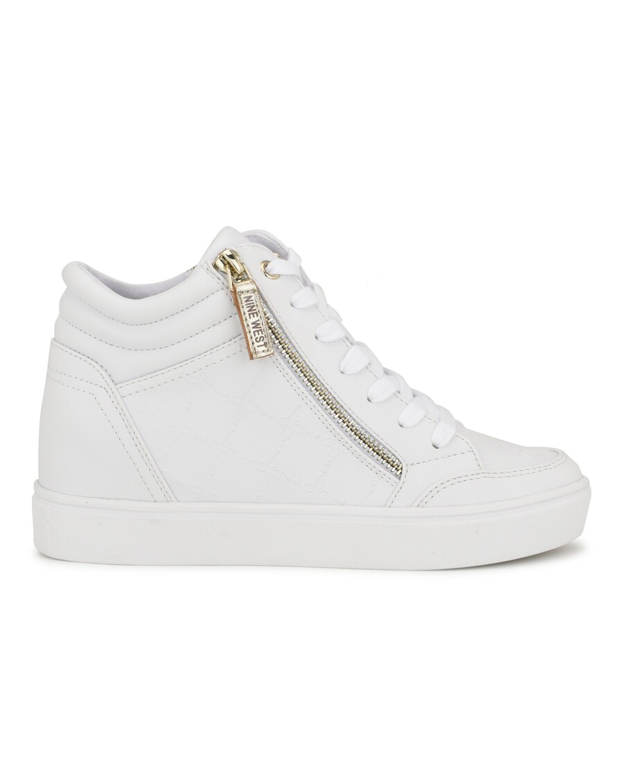 Nine West Tons High Top Hidden Wedge Sneakers