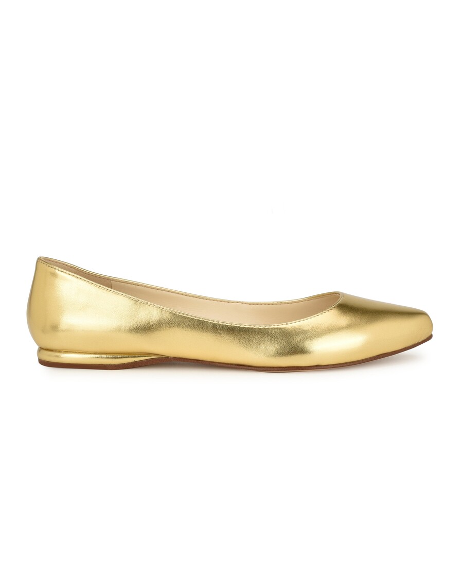 Nine West Speakup Almond Toe Flats