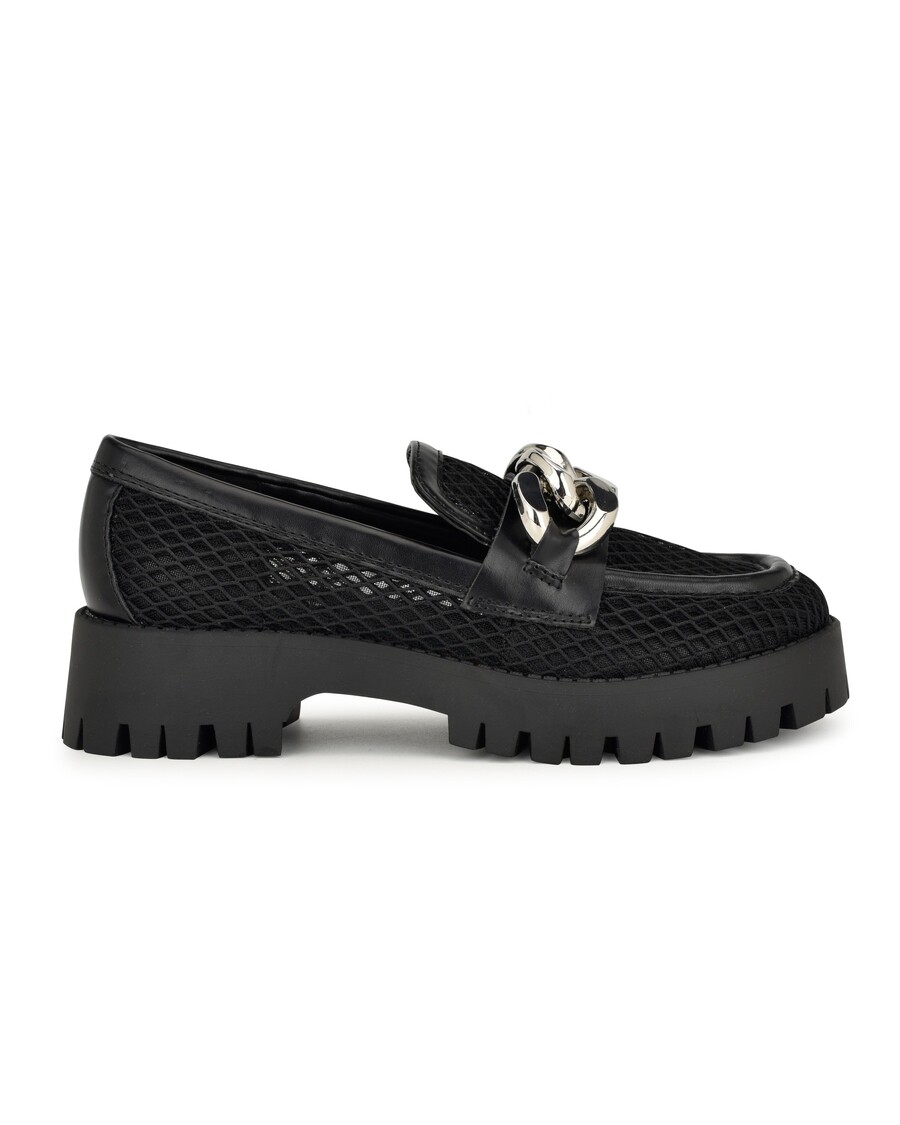 Nine West Afer Mesh Lugsole Loafers