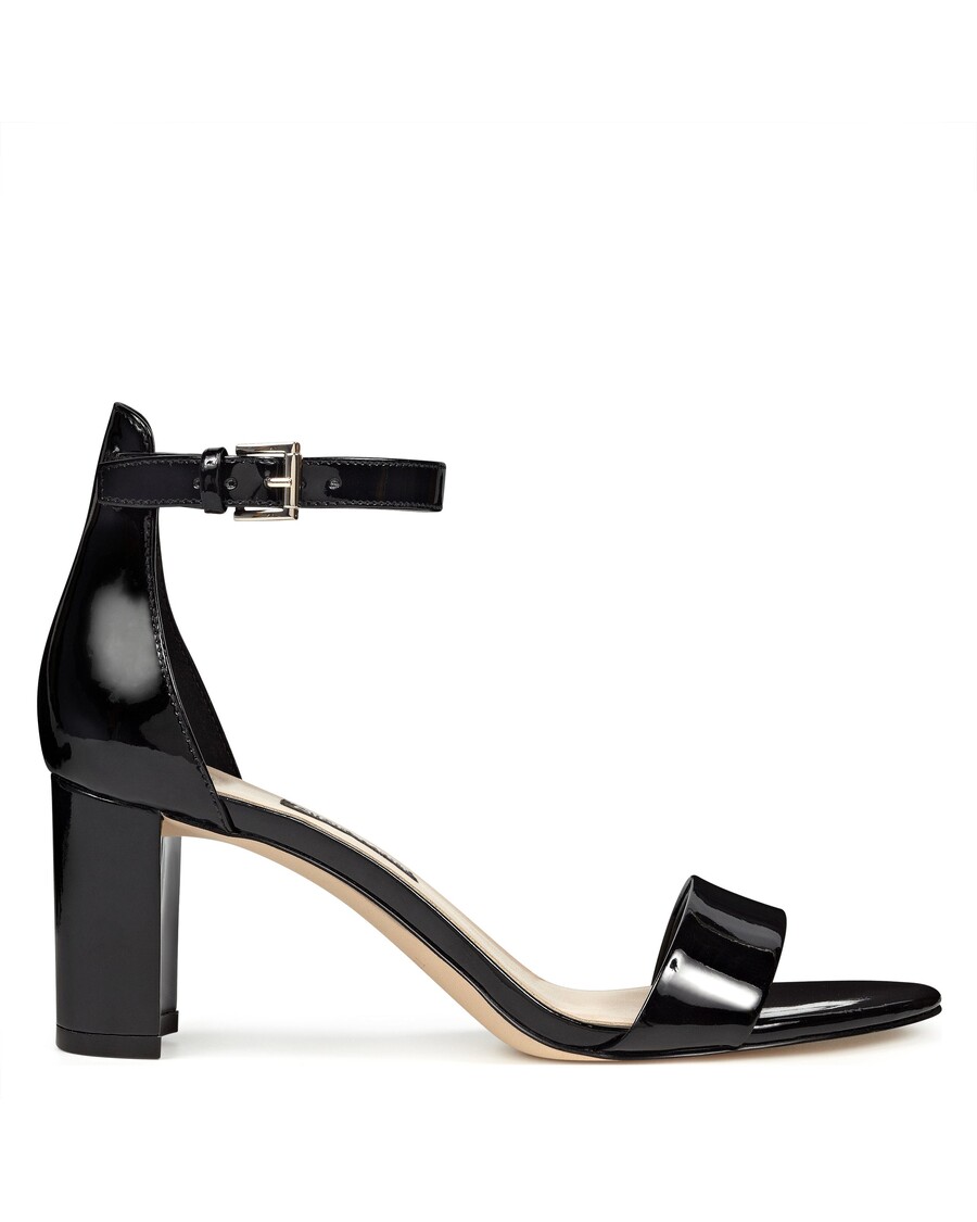 Nine West Pruce Ankle Strap Block Heel Sandals