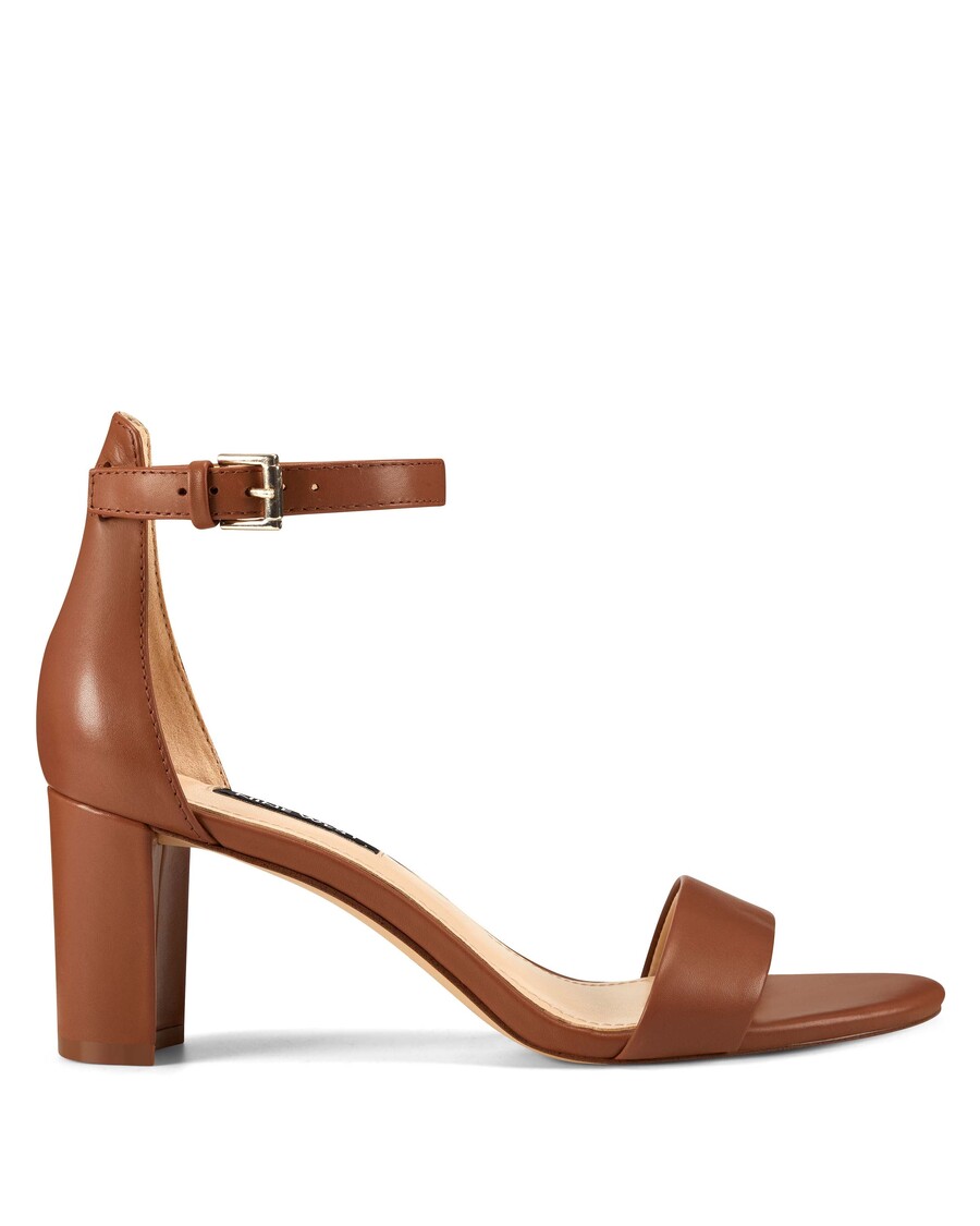 Nine West Pruce Ankle Strap Block Heel Sandals