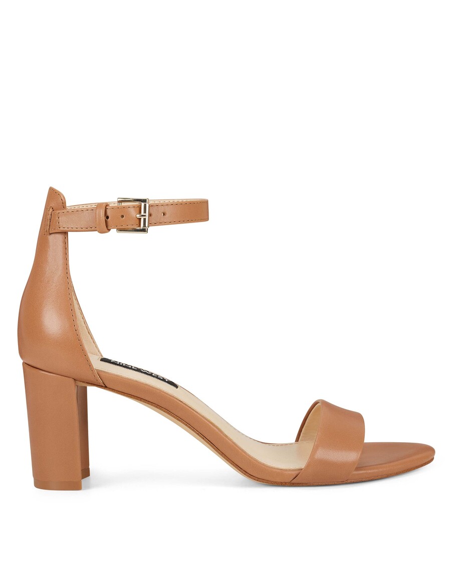 Nine West Pruce Ankle Strap Block Heel Sandals