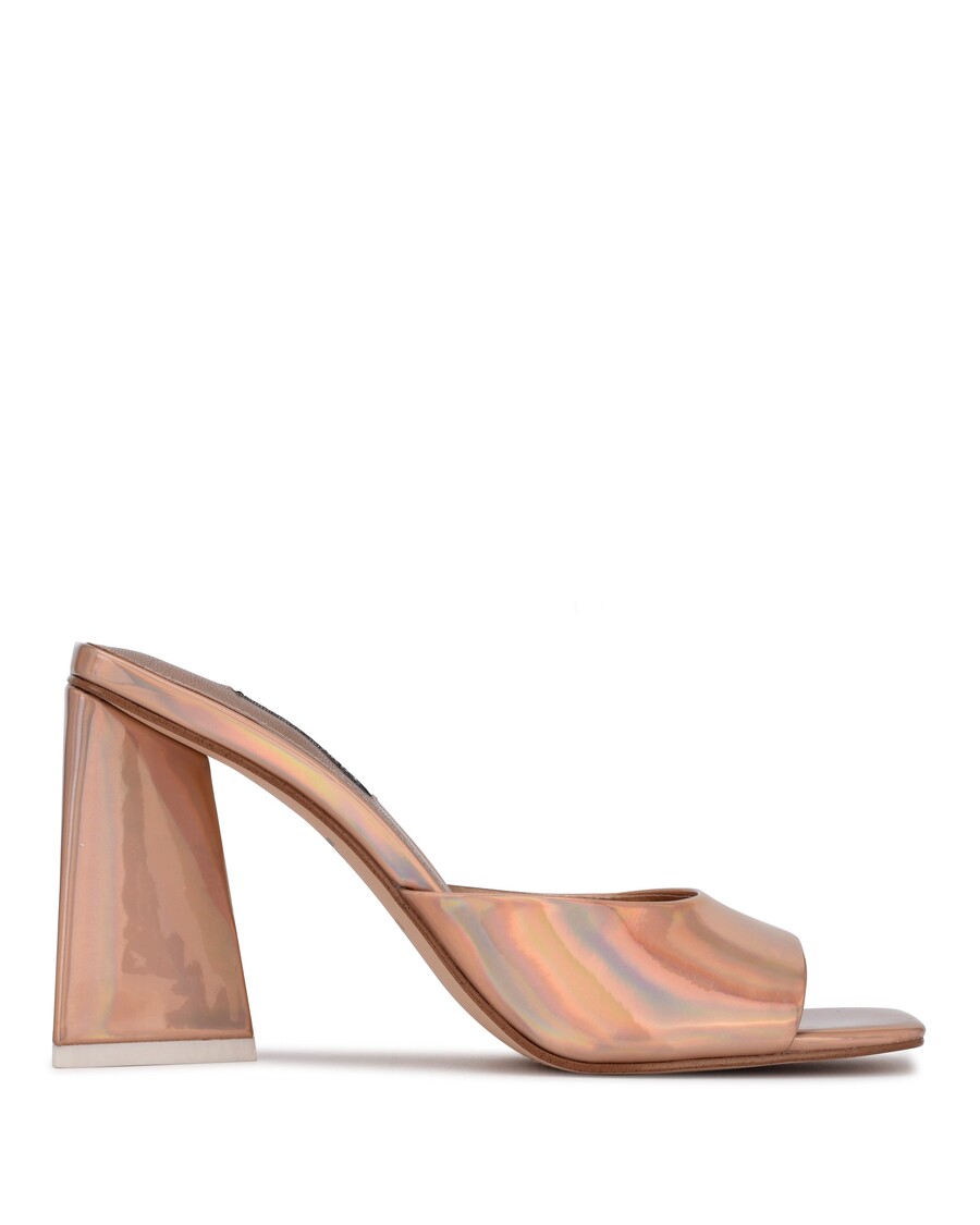 Nine West Yougo Heeled Slide Sandals