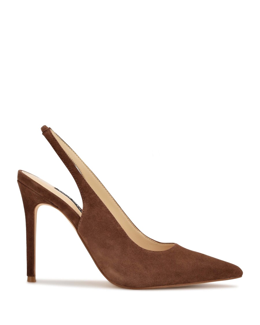 Nine West Feather Pointy Toe Slingback Pumps