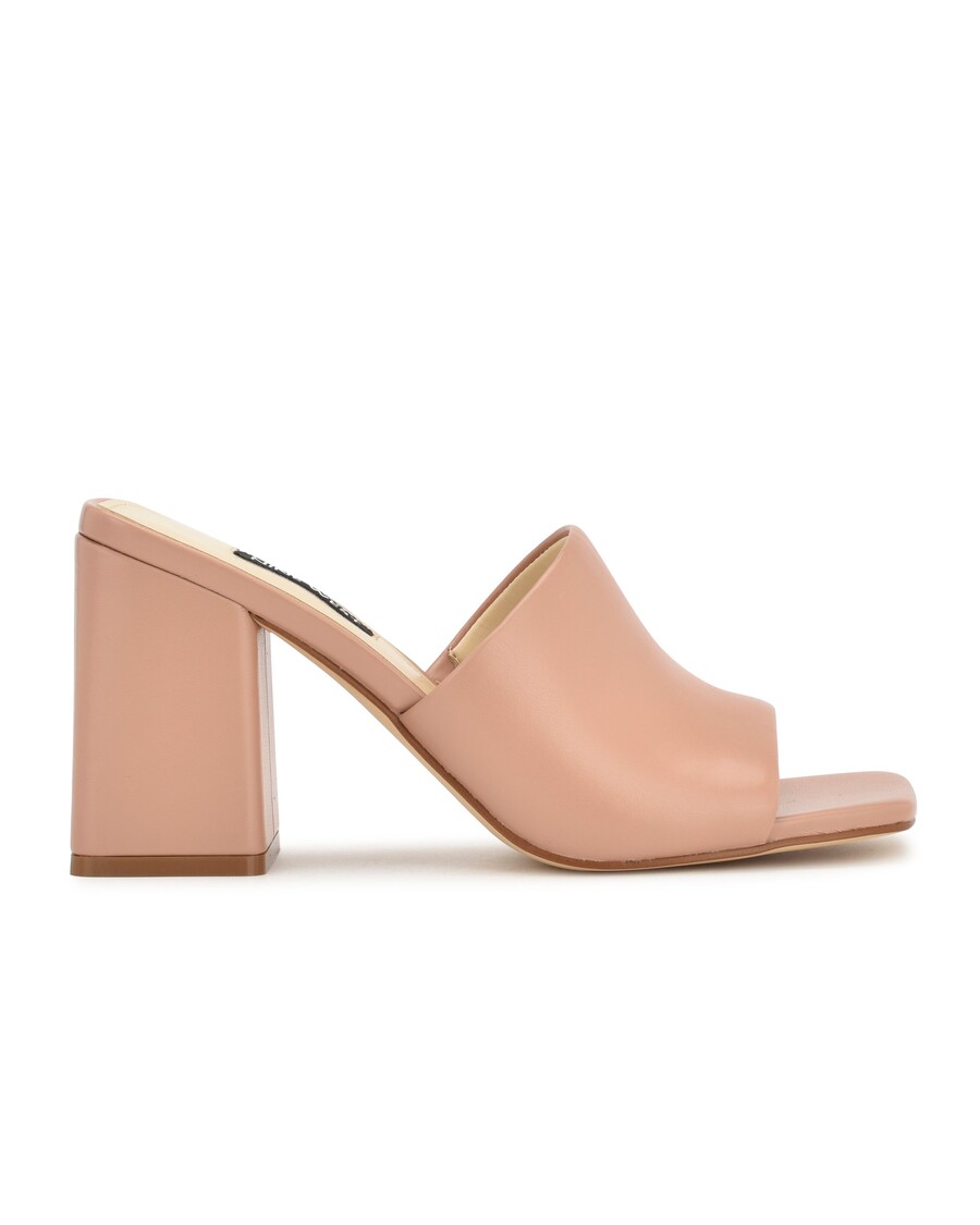 Nine West Teice Heeled Slide Sandals