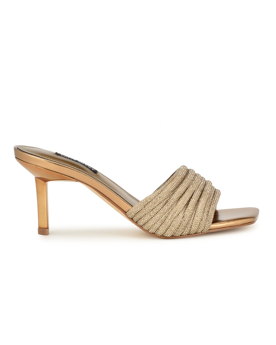 Nine West Harbor Heeled Slide Sandals