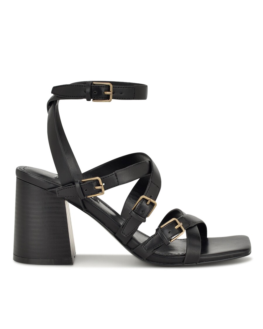 Nine West Karrly Ankle Strap Heeled Sandals