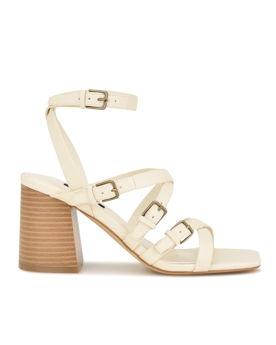 Nine West Karrly Ankle Strap Heeled Sandals