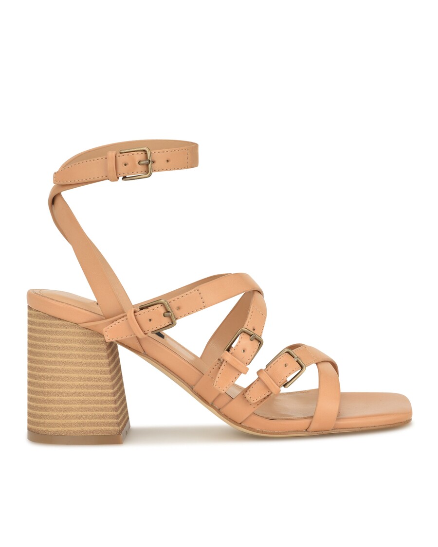 Nine West Karrly Ankle Strap Heeled Sandals