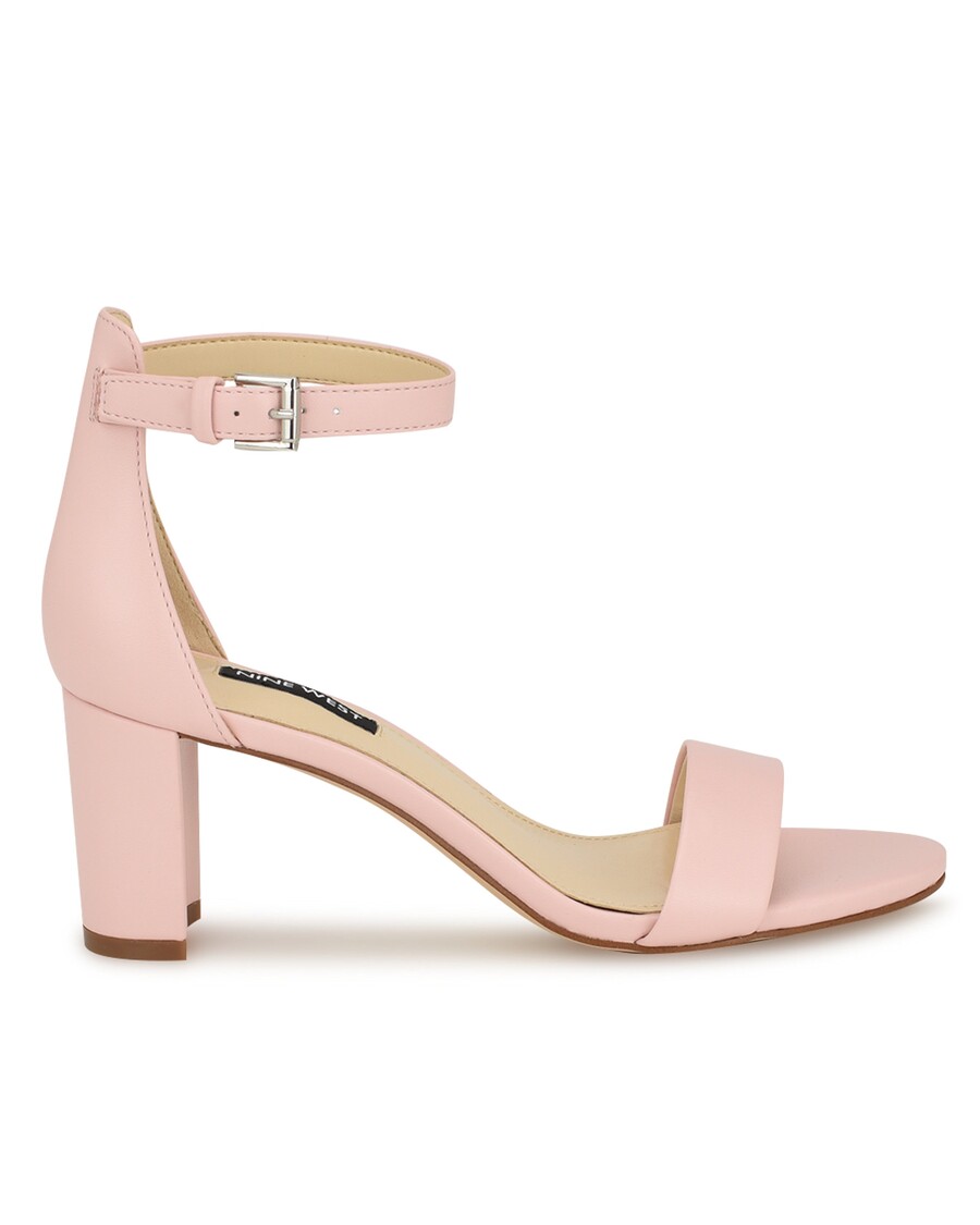 Nine West Pruce Ankle Strap Block Heel Sandals