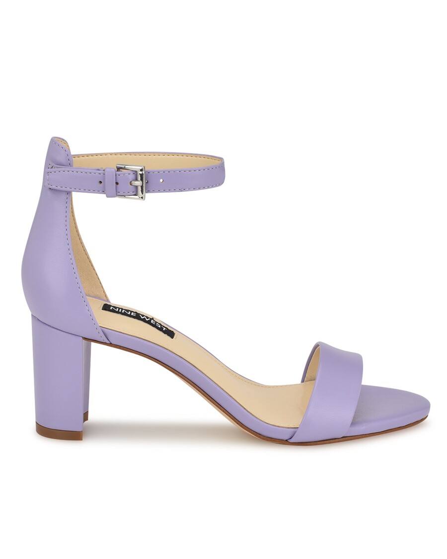 Nine West Pruce Ankle Strap Block Heel Sandals