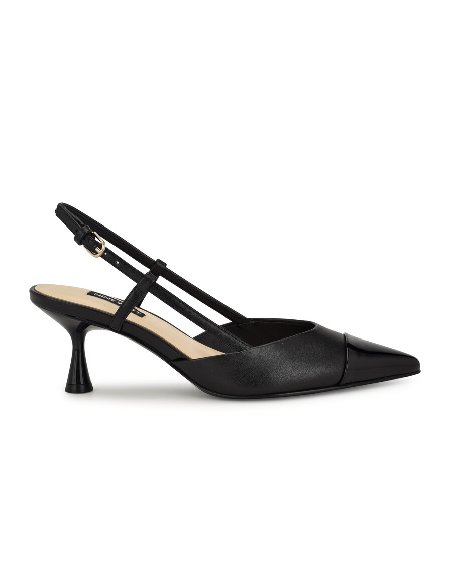 Nine West Rizzy Cap Toe Slingbacks