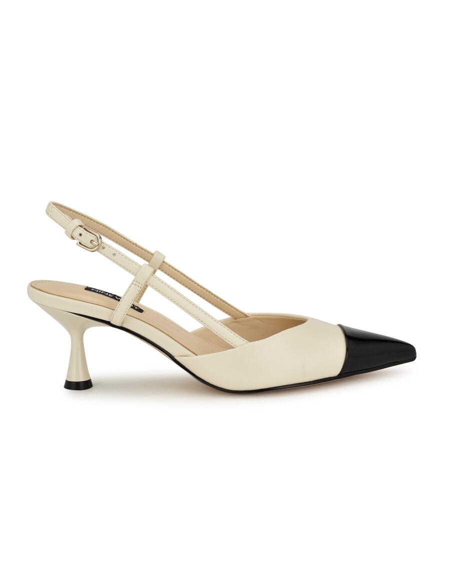 Nine West Rizzy Cap Toe Slingbacks