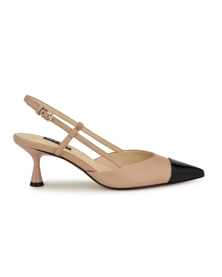 Nine West Rizzy Cap Toe Slingbacks