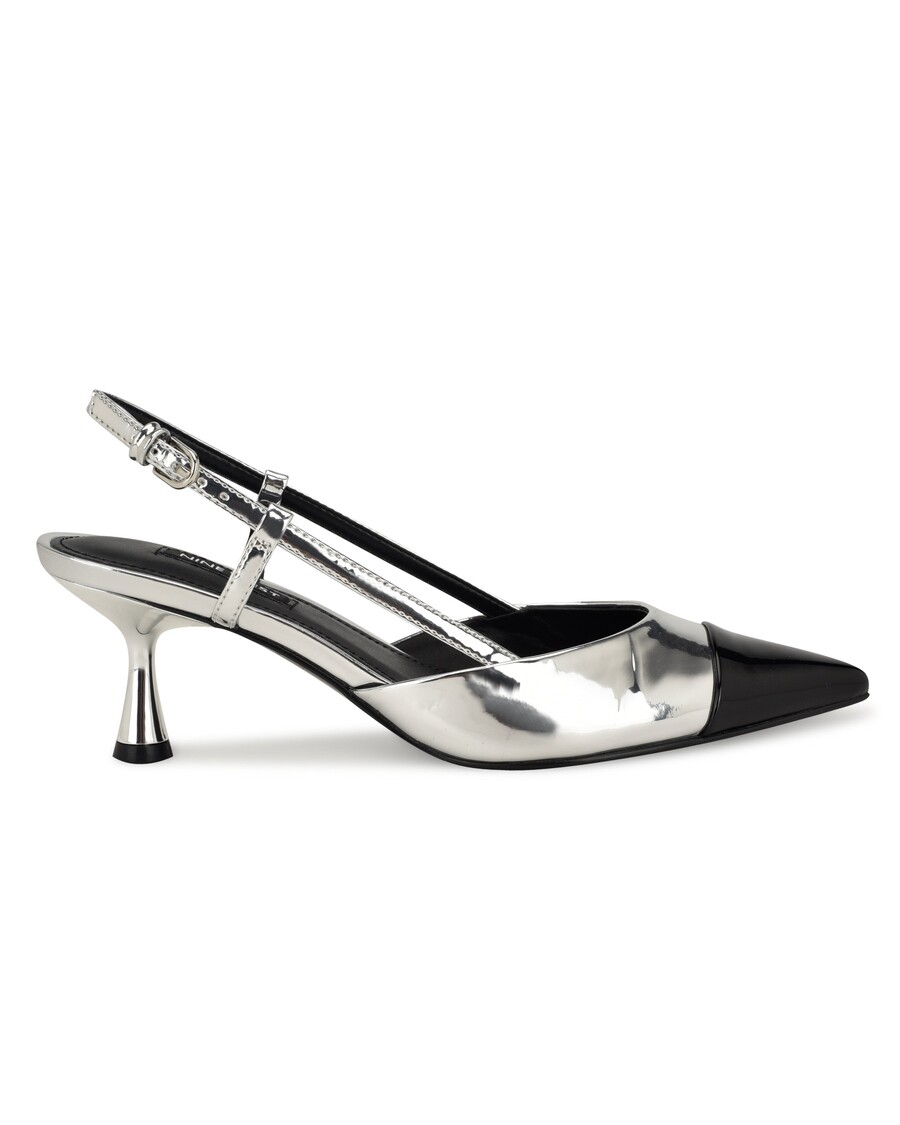 Nine West Rizzy Cap Toe Slingbacks