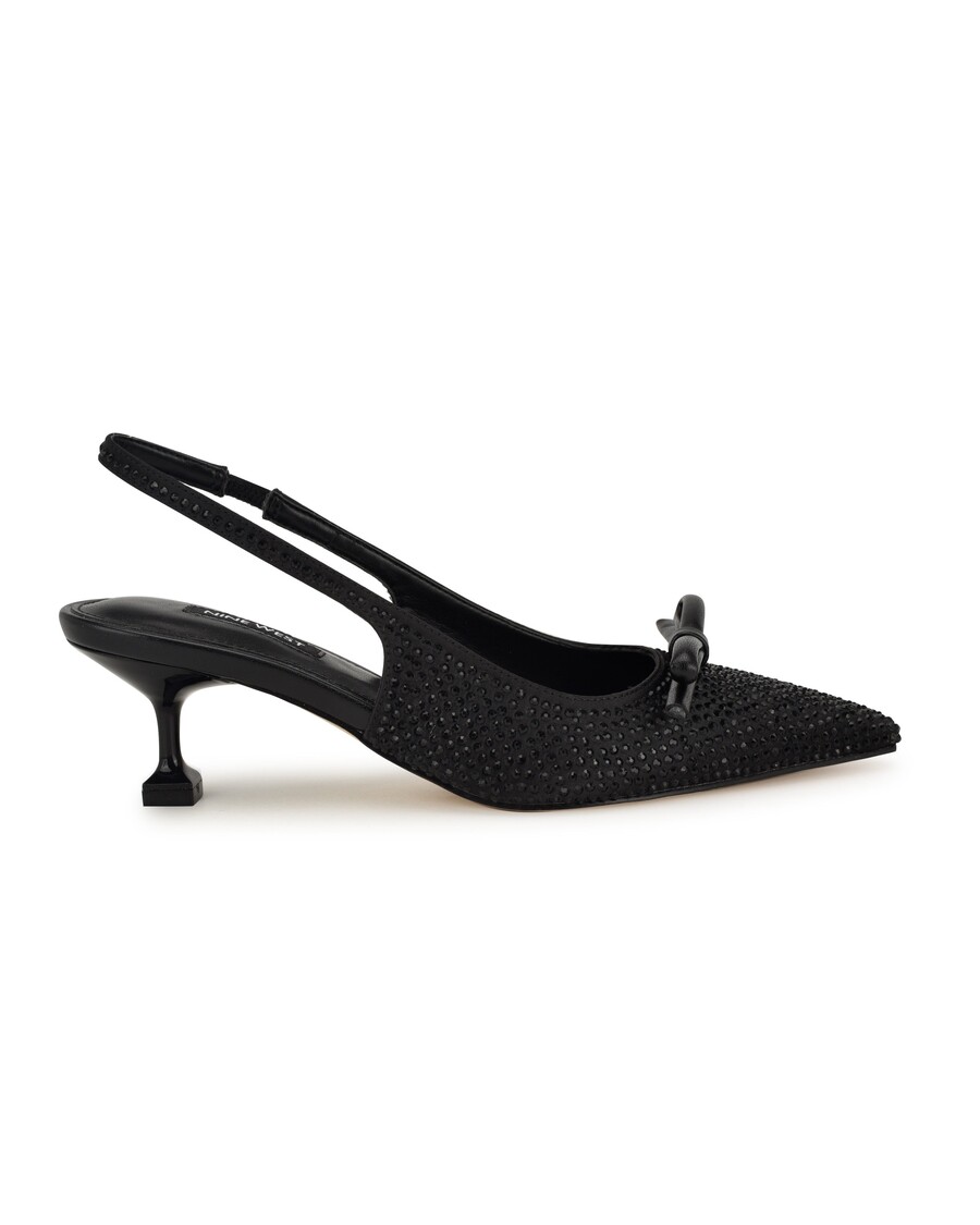 Nine West Wunder Bow Slingbacks