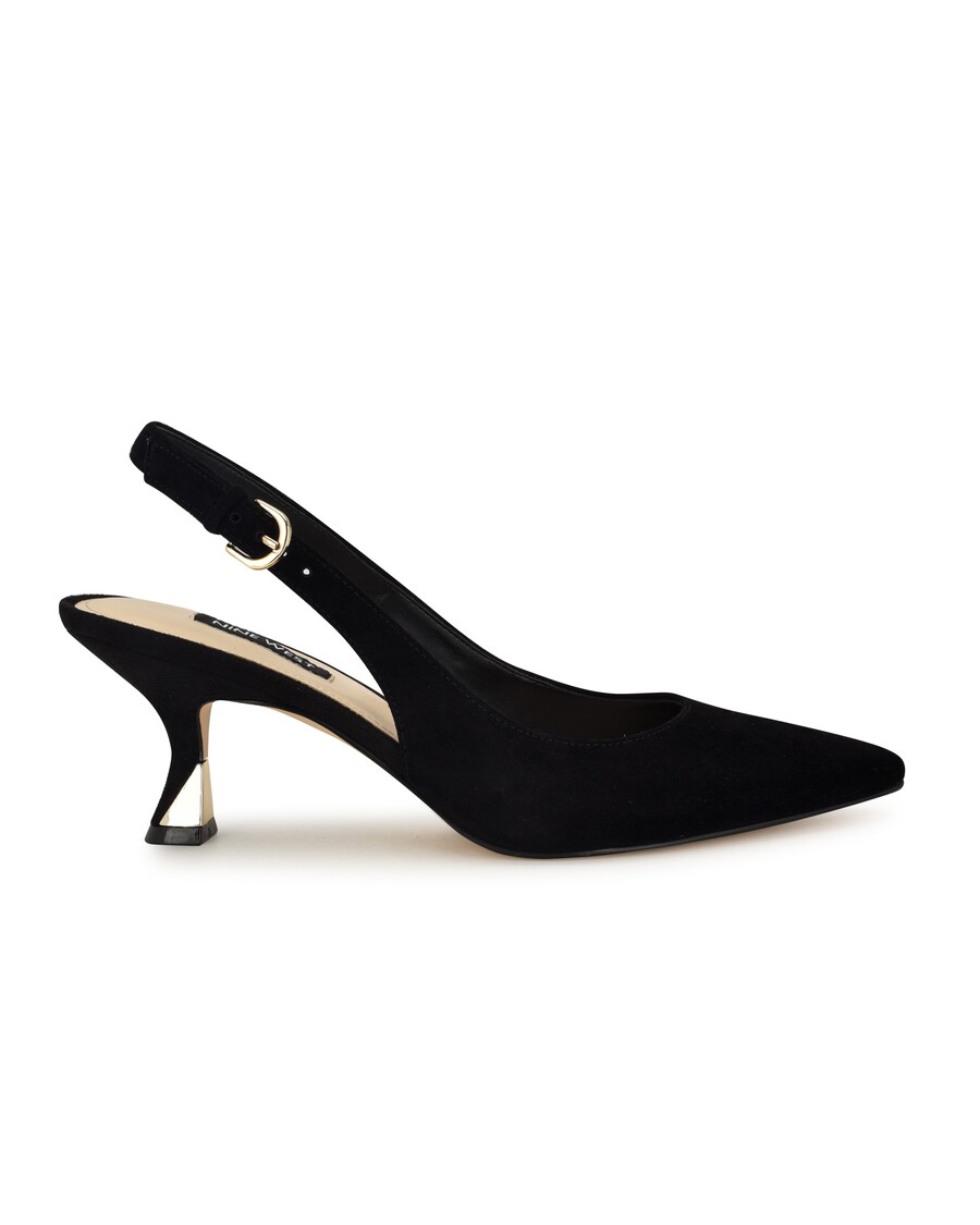 Nine West Jannit Pointy Toe Slingback Pumps