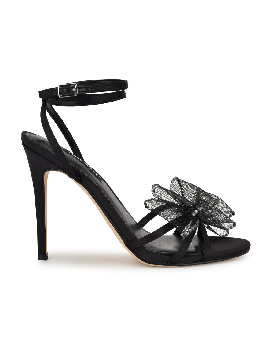 Nine West Minky Bow Heeled Sandals