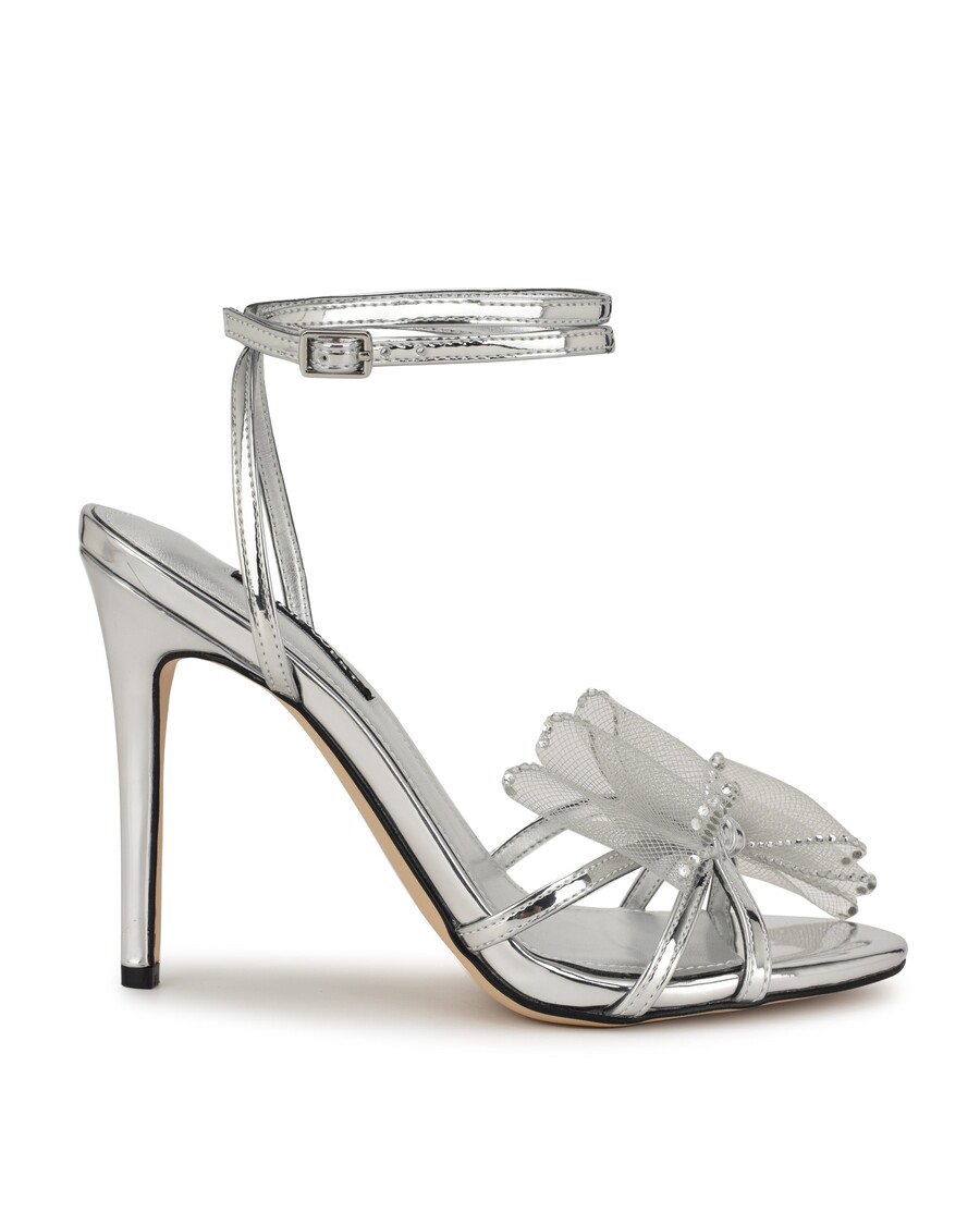 Nine West Minky Bow Heeled Sandals