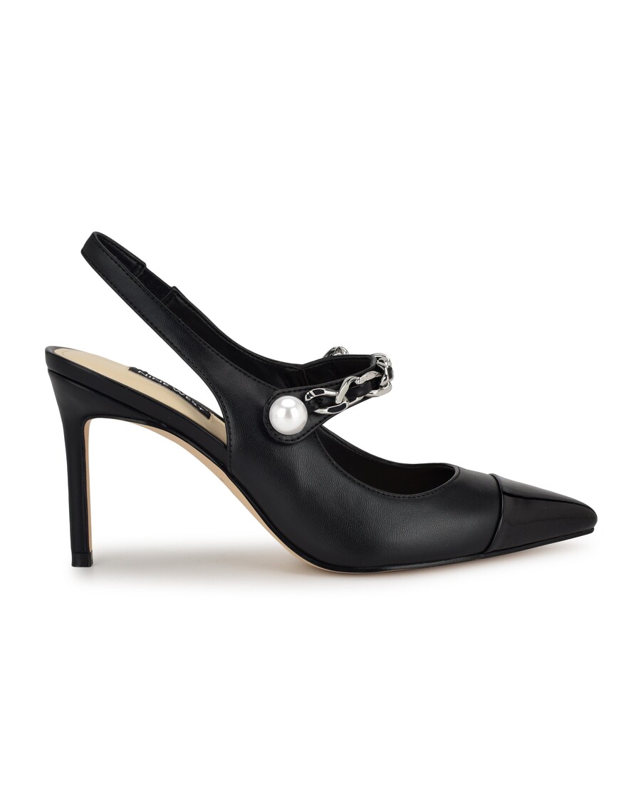 Nine West Rendez Cap Toe Slingbacks