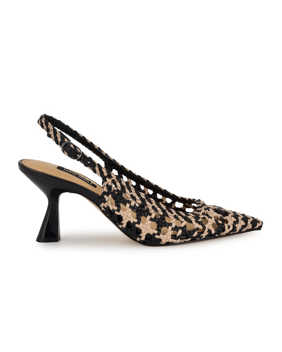 Nine West Madalene Woven Slingbacks