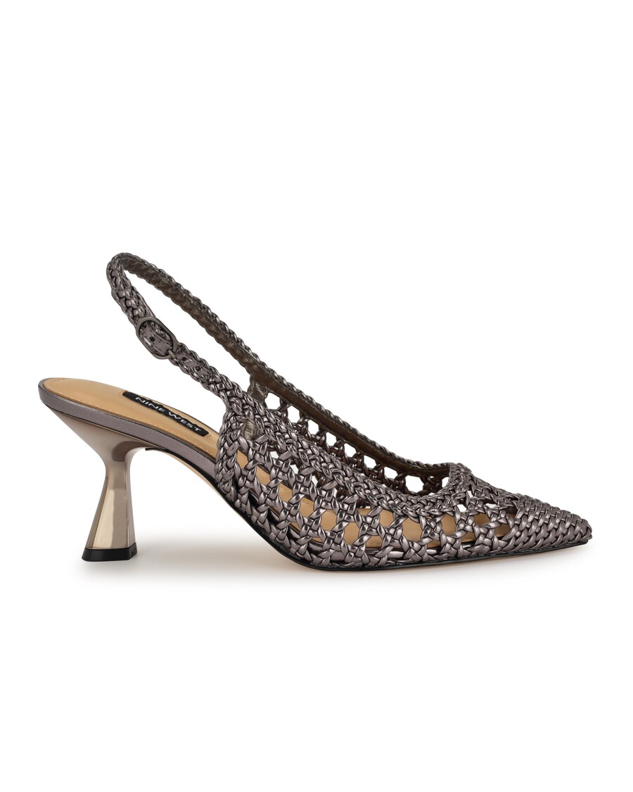 Nine West Madalene Woven Slingbacks