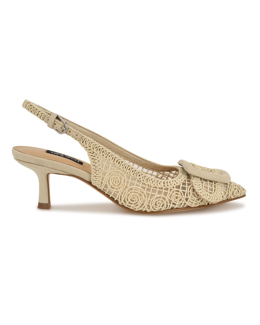 Nine West Nolla Woven Slingback Pumps