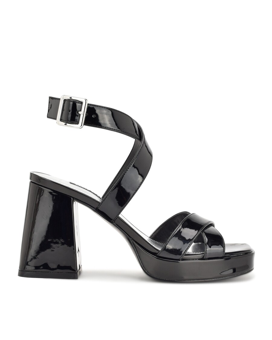 Nine West Tackle Ankle Strap Platform Sandals