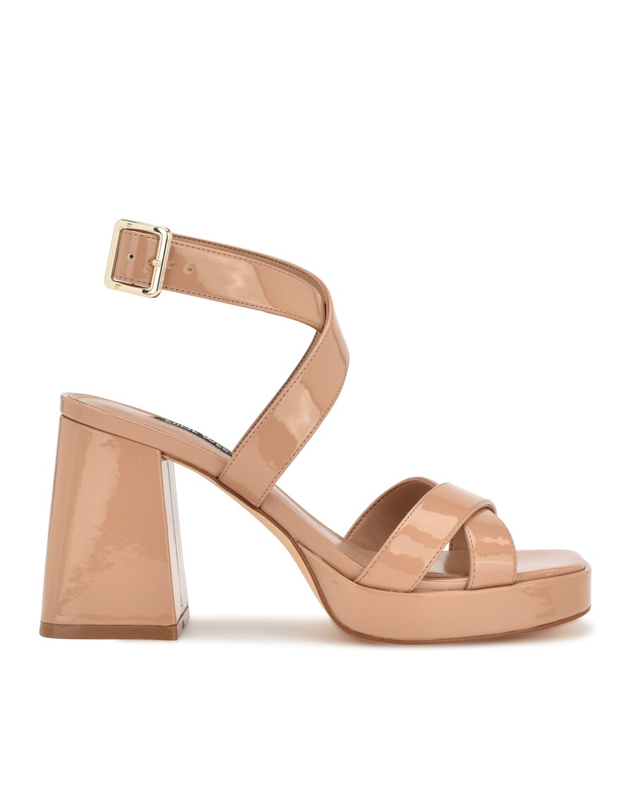 Nine West Tackle Ankle Strap Platform Sandals