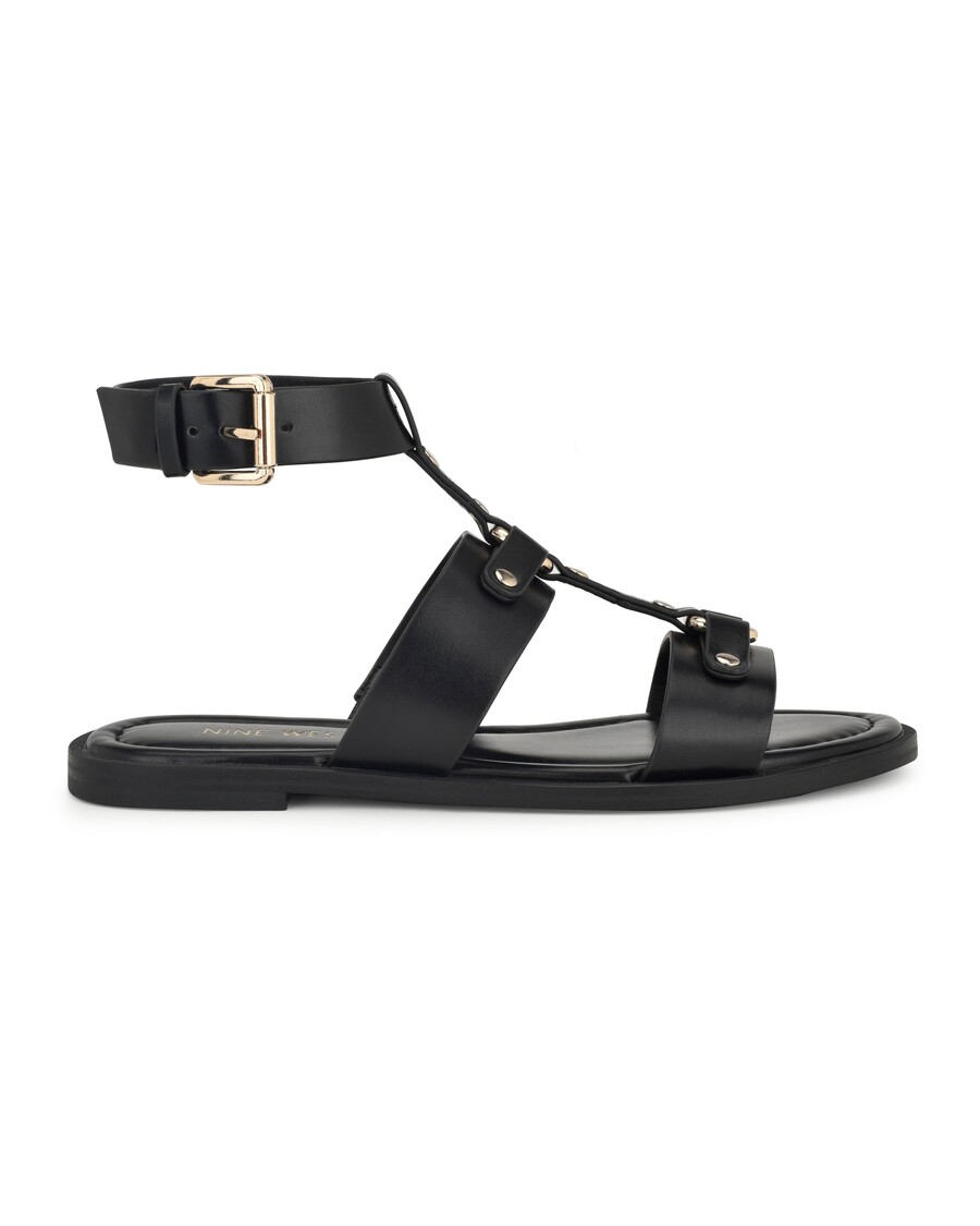 Nine West Jouise Ankle Strap Flat Sandals