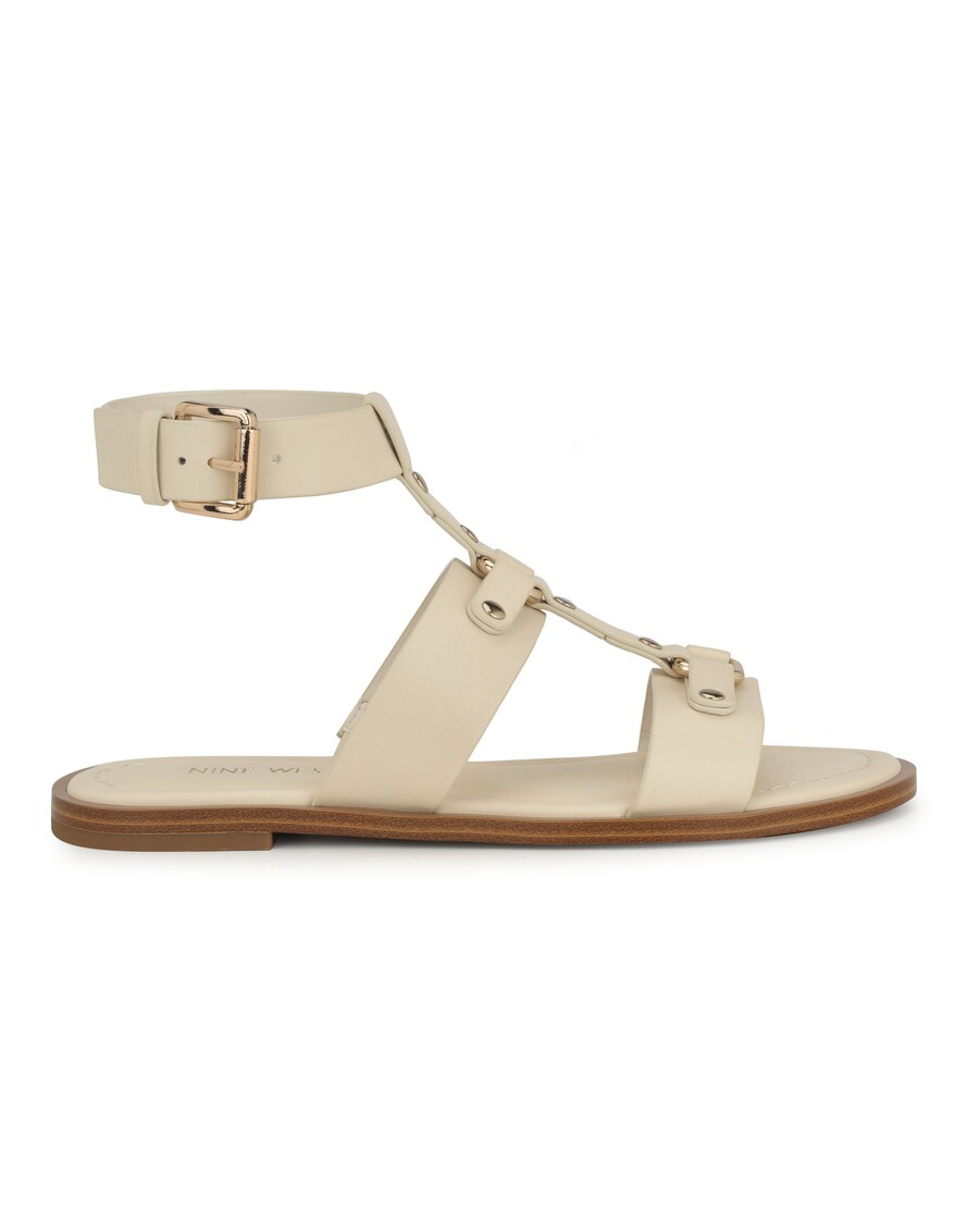 Nine West Jouise Ankle Strap Flat Sandals