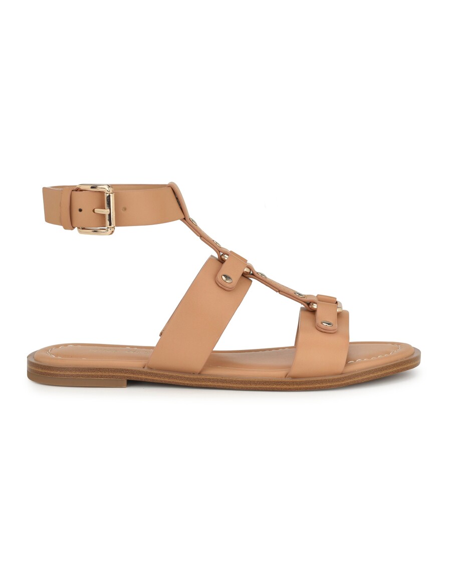 Nine West Jouise Ankle Strap Flat Sandals