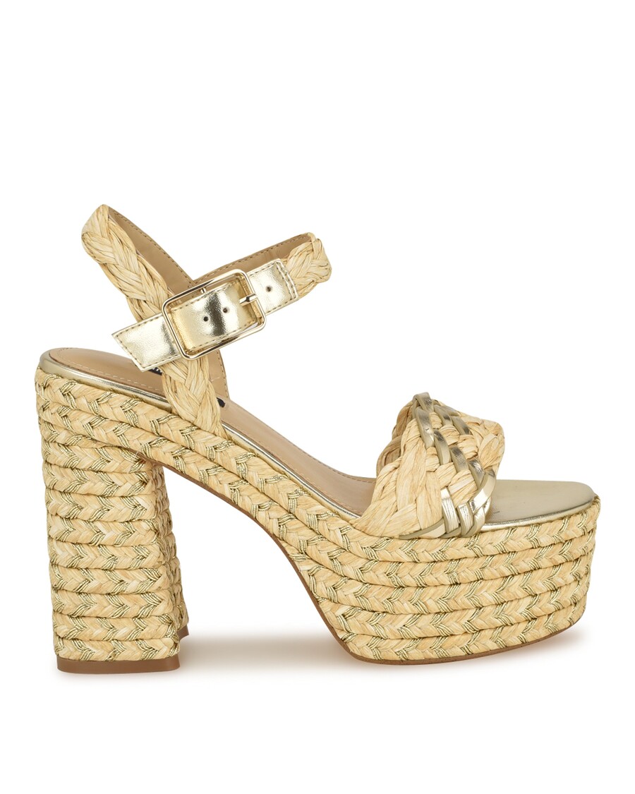 Nine West Jolane Espadrille Platform Sandals