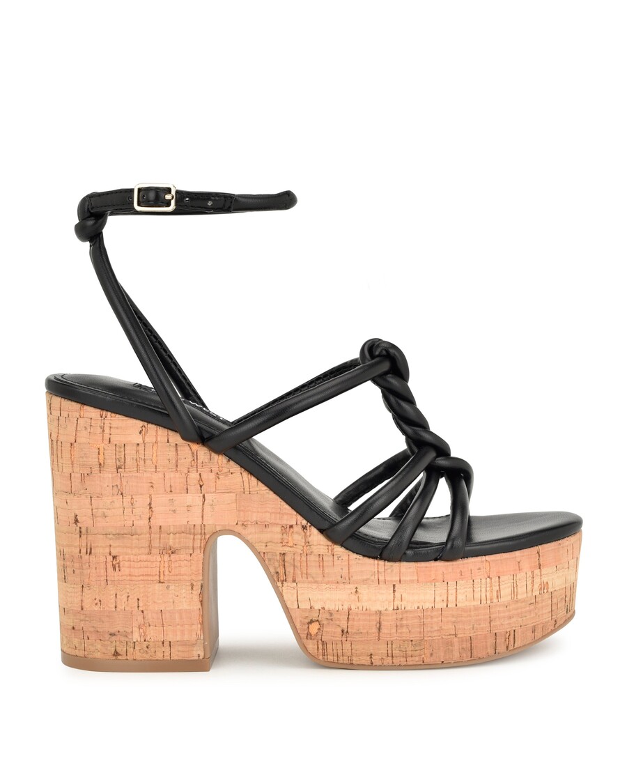 Nine West Olander Knotted Platform Sandals