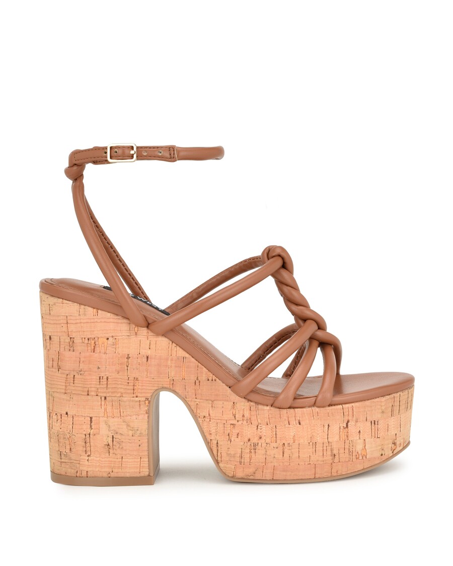 Nine West Olander Knotted Platform Sandals