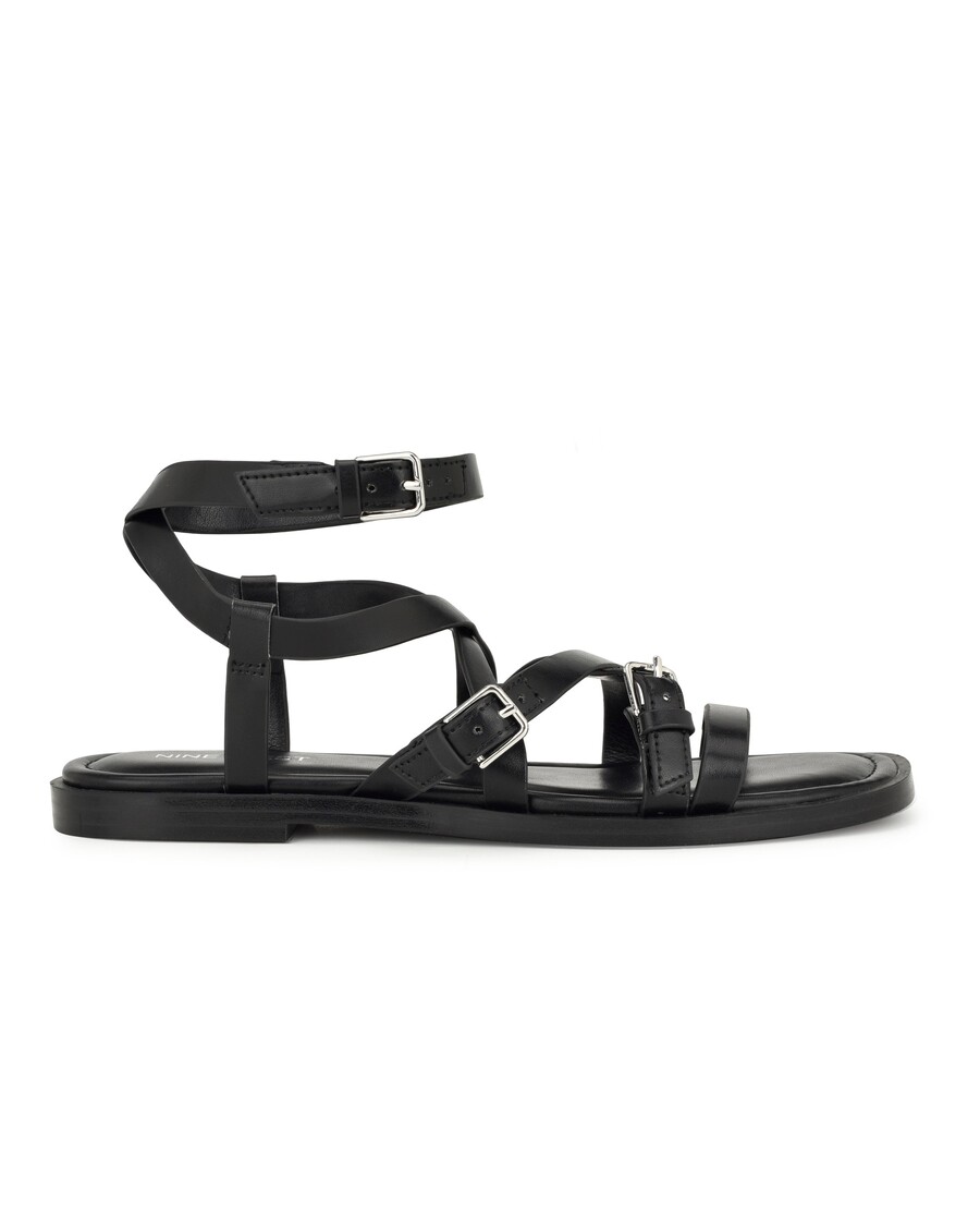 Nine West Rulen Flat Strappy Sandals