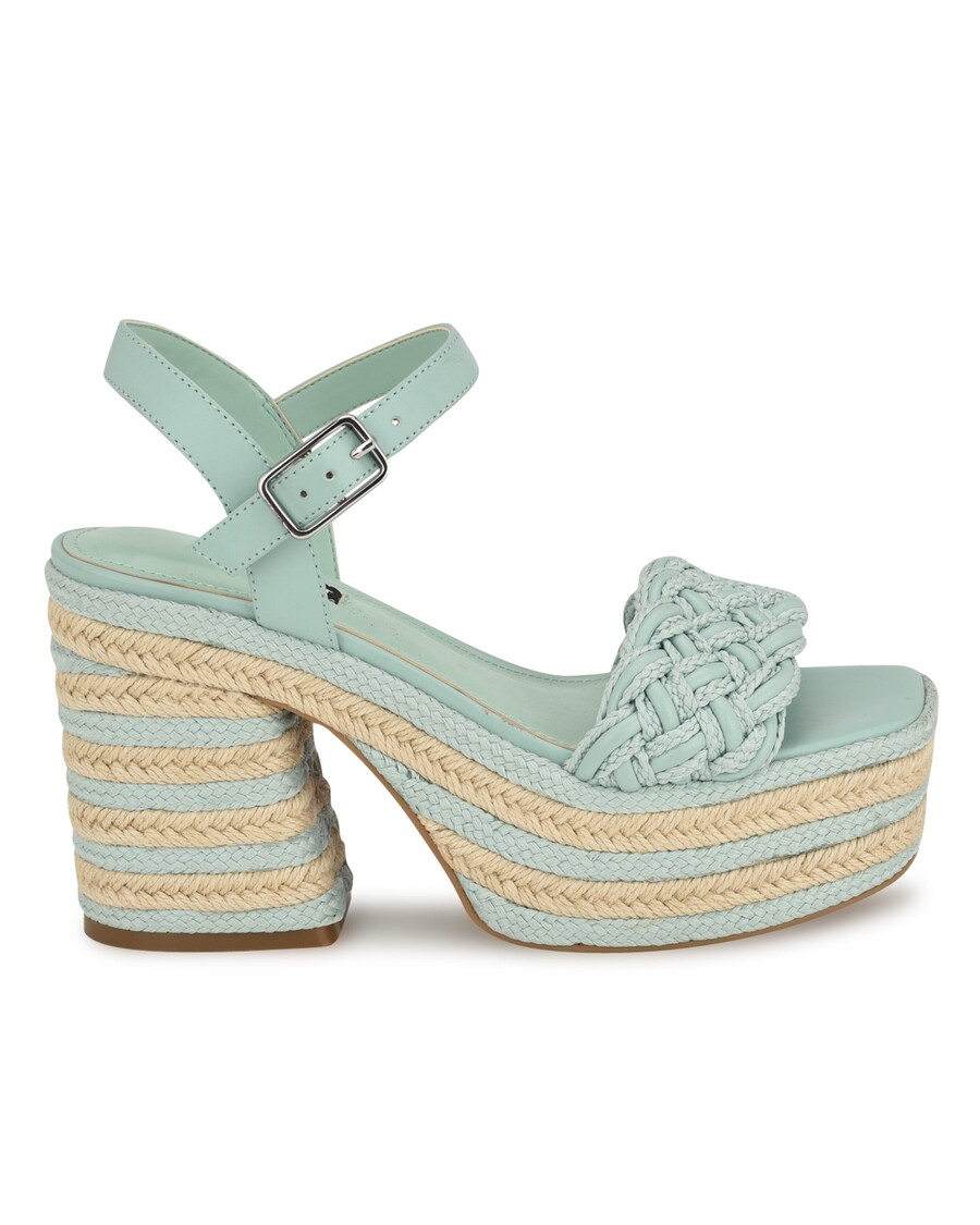 Nine West Cinka Woven Platform Sandals